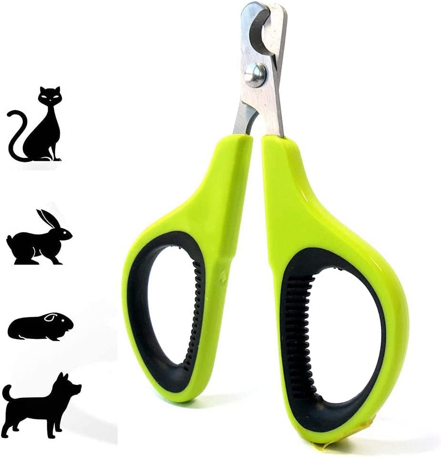 Pet Nail Clippers,Update Version Cat & Kitten Claw Nail Clippers for Trimming,Claw Trimmer for Home Grooming Kit,Professional Pet Nail Clippers Best for a Cat,Bird,Rabbit Small Dog,Sharp & Safe