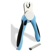 Pet Nail Clippers with Rubbing Burr Suit Dogs Claw Care Trimmer - Razor Sharp Blades - Cats Grooming Nail Cutter for All Pets