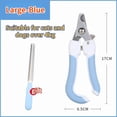 thumbnail image 1 of Pet Nail Clippers with Sickle, Large Dog Nail Clippers, Multifunctional Stainless Steel Grooming Scissors for Teddy Cats and Dogs, 1 of 5