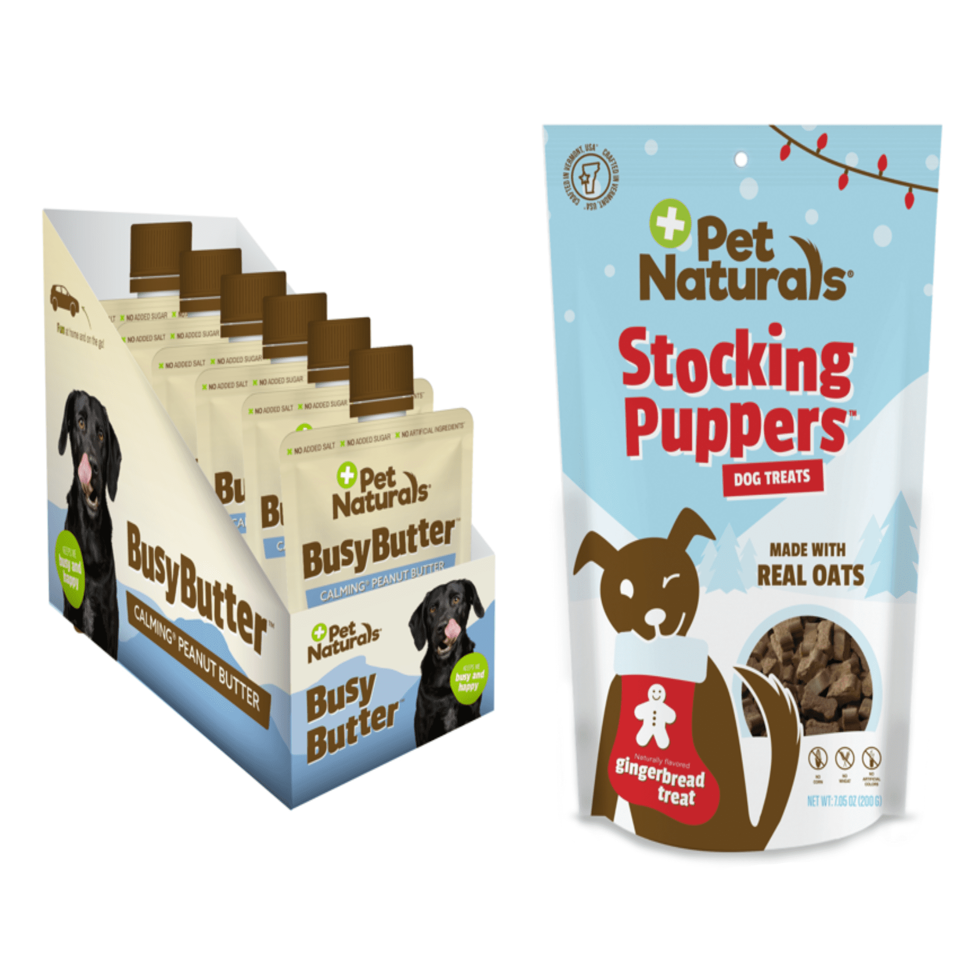  Pet Naturals BusyButter Easy Squeeze Calming Peanut Butter for  Dogs, 6 Pouches - Great for Treats, Lick Mats, Training, Calming, and  Occupier Toys : Pet Supplies