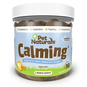 Pet Naturals Calming Chews for Dogs, Chicken, 90 Count