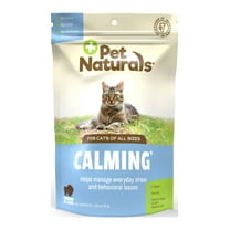 Pet Naturals Calming Behavior and Anxiety Support Chew for Cats, Chicken Liver Flavor, 30 Count Bag
