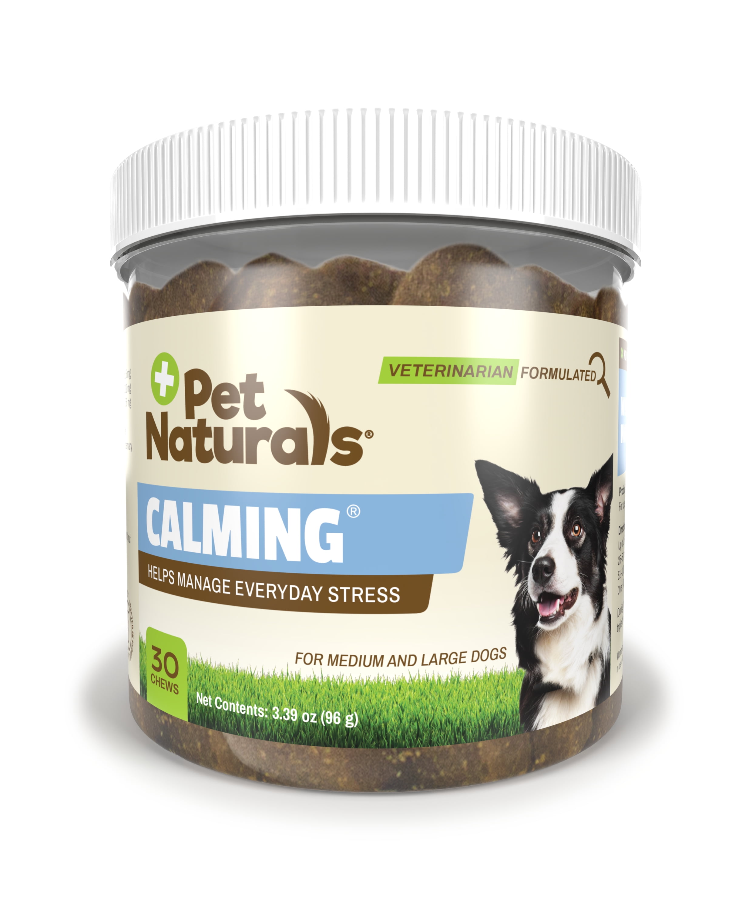 Pet Naturals Calming for Anxiety Medium Large Dogs Chicken Liver Chews 30 Count