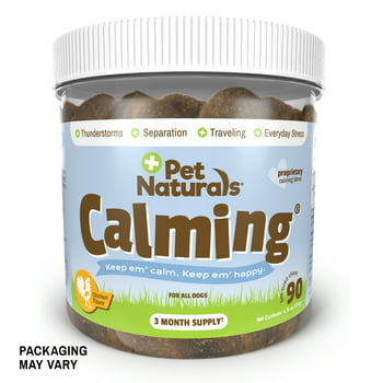 Pet Naturals Calming for Dogs, Behavioral Support Supplement, 90 Bite-Sized Chews