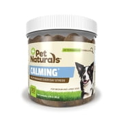 Pet Naturals Calming Chews for Medium & Large Dogs, Chicken, 30 Count