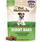 Pet Naturals Scoot Bar Fiber Chews for Dogs, Duck Flavor, 30 Count Bag