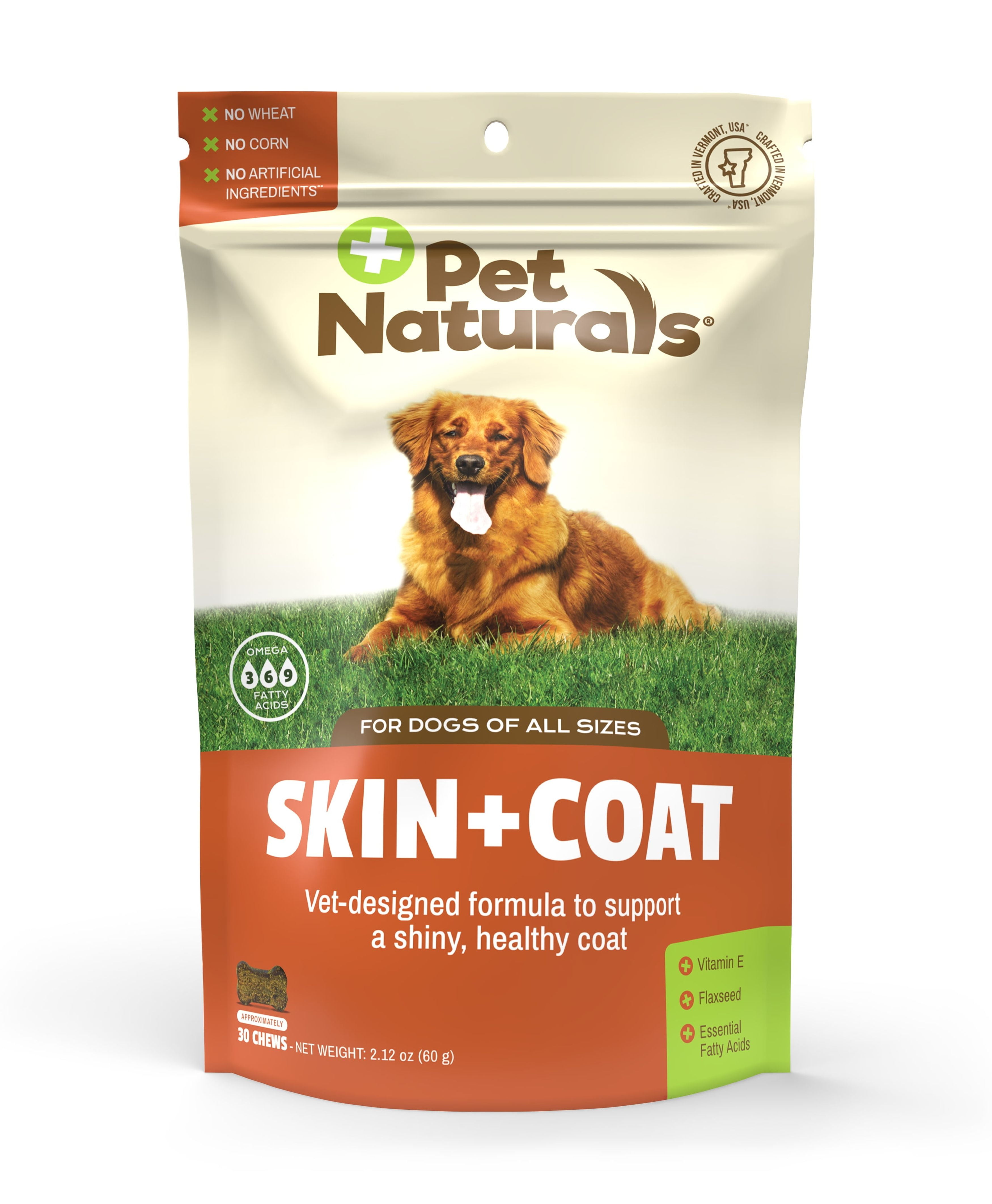 Pet Naturals Of Vermont Skin And Coat Chews  - 1 Each - 30 Ct