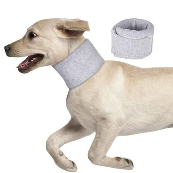 Pet Neck Brace, Elizabethan Collar for Dog After Surgery Recovery, Adjustable Breathable Cat Neck Cervical Cone for Small Medium Dogs Puppies Kittens with Spinal IVDD Issues Gray XS