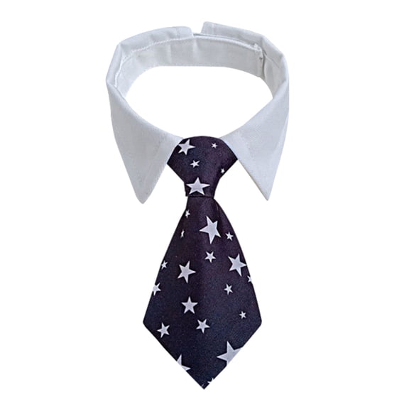 Pet Neck Tie, Bow Fake Collar for Dogs, Striped Bib Scarf, Dog Grooming Accessory