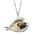 thumbnail image 1 of 1x Dog's Sleep Angel Necklace Acrylic Ornament Pendant Pet Lover Pendants UK New B1U1, 1 of 8