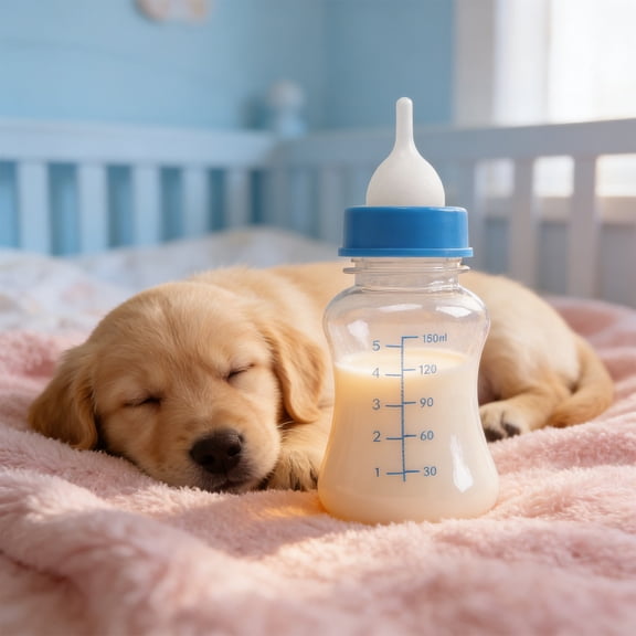 Pet Nursing Bottle, Small Animal Feeding Kit, Hand-Feeding Set with Adjustable Nipples, Hole Puncher, and Cleaning Brush, Food-Grade Plastic Safe for Puppies, Kittens, and Newborn Pets