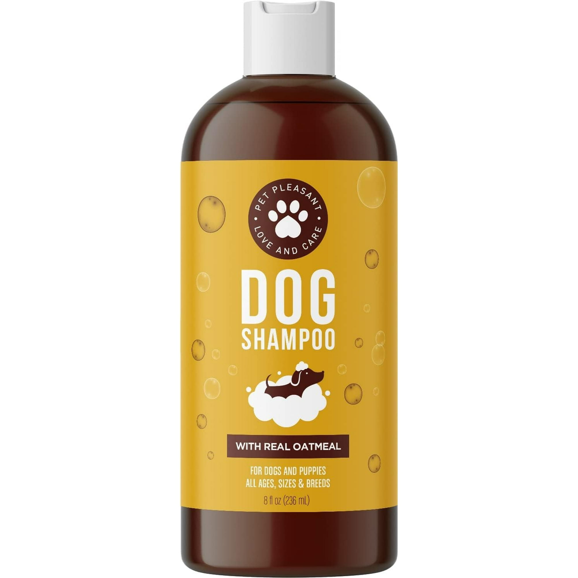 Pet Oatmeal Shampoo for Dogs and Puppies Moisturizing Oatmeal Dog Shampoo for Dry Skin and