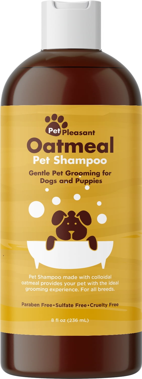 Pet Oatmeal Shampoo for Dogs and Puppies Moisturizing Oatmeal Dog