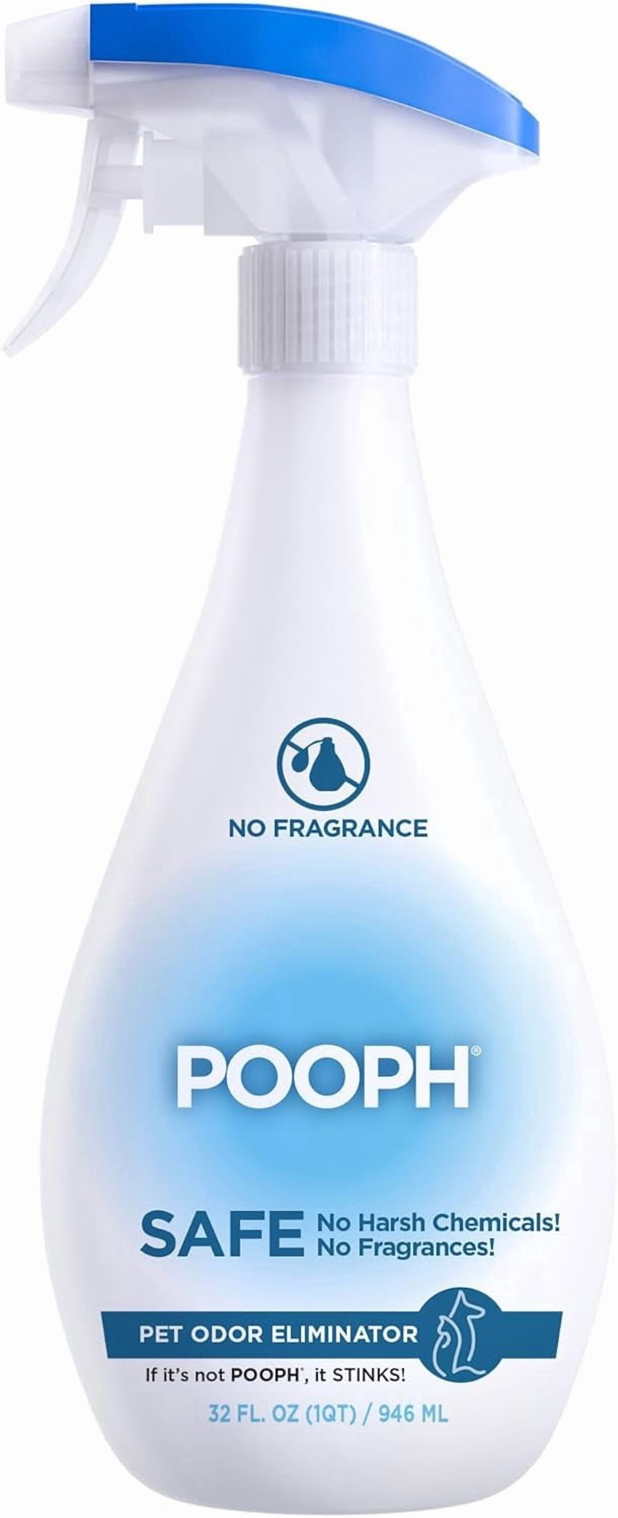 Pooph Pet Odor Eliminator, 32oz - Eliminates Odors at the Molecular Level, Dogs, Cats, Freshener, Eliminator, Urine, Poop, Pee, Deodorizer, Natures, Puppy, Fresh, Clean, Furniture, Potty