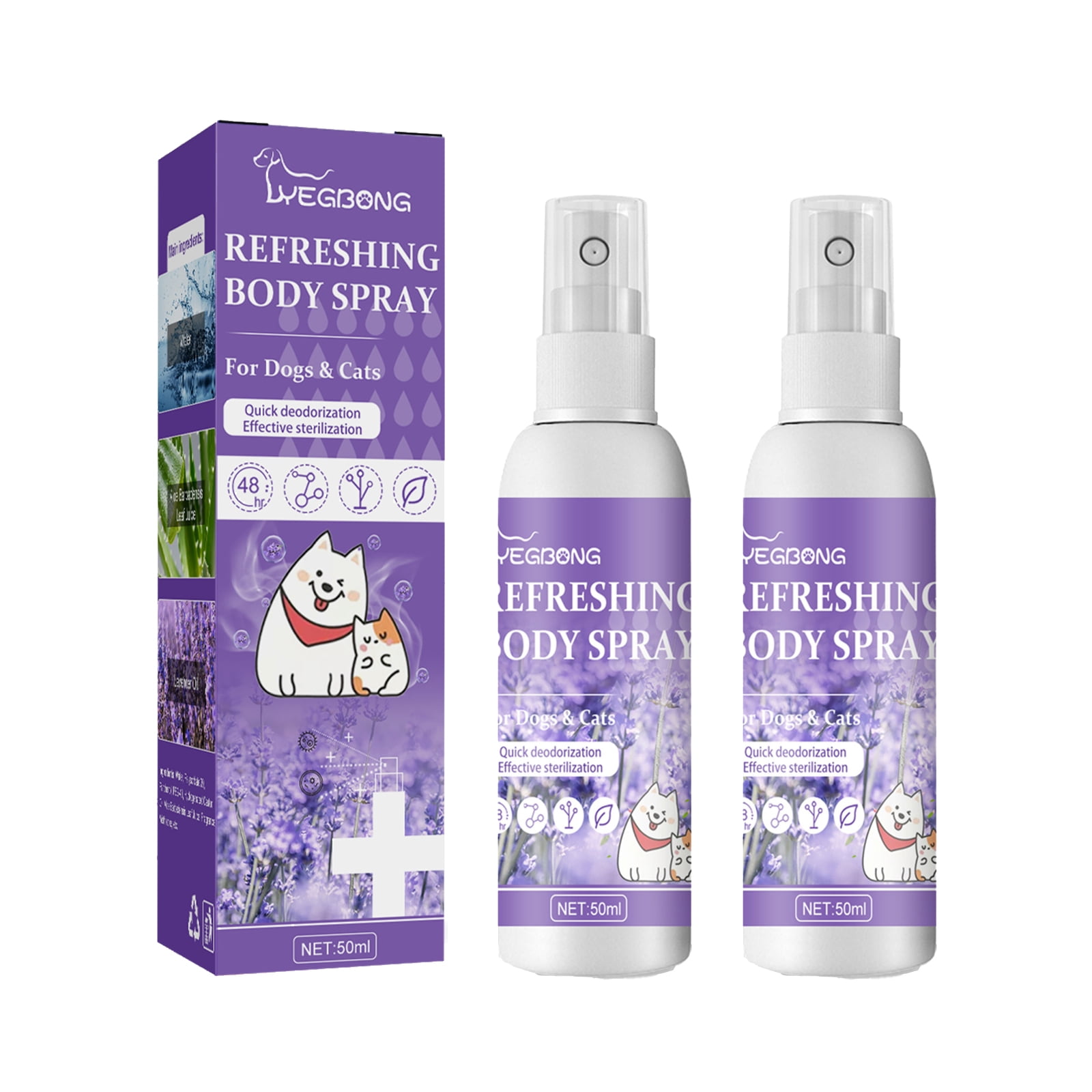 Pet Odor Eliminator Spray Cleaner Lavender Pet Smell Eliminator Dog