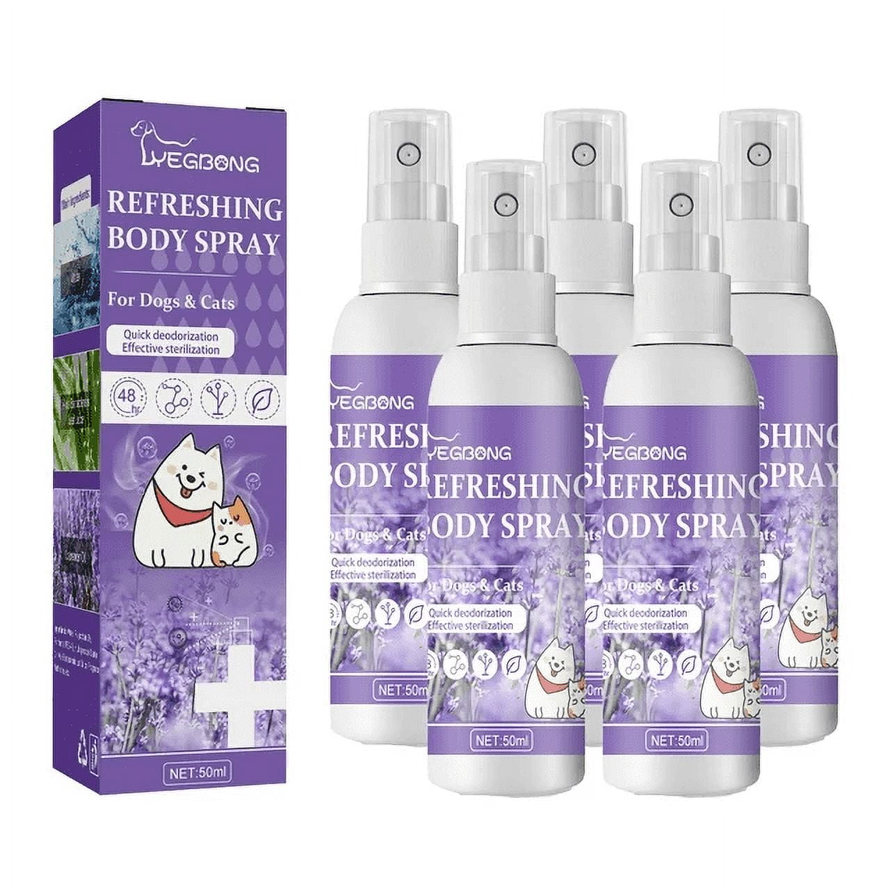 Pet Odor Eliminator Spray Deodorizer for Dog Cat Urine Smell Remover,Long Lasting After Bath