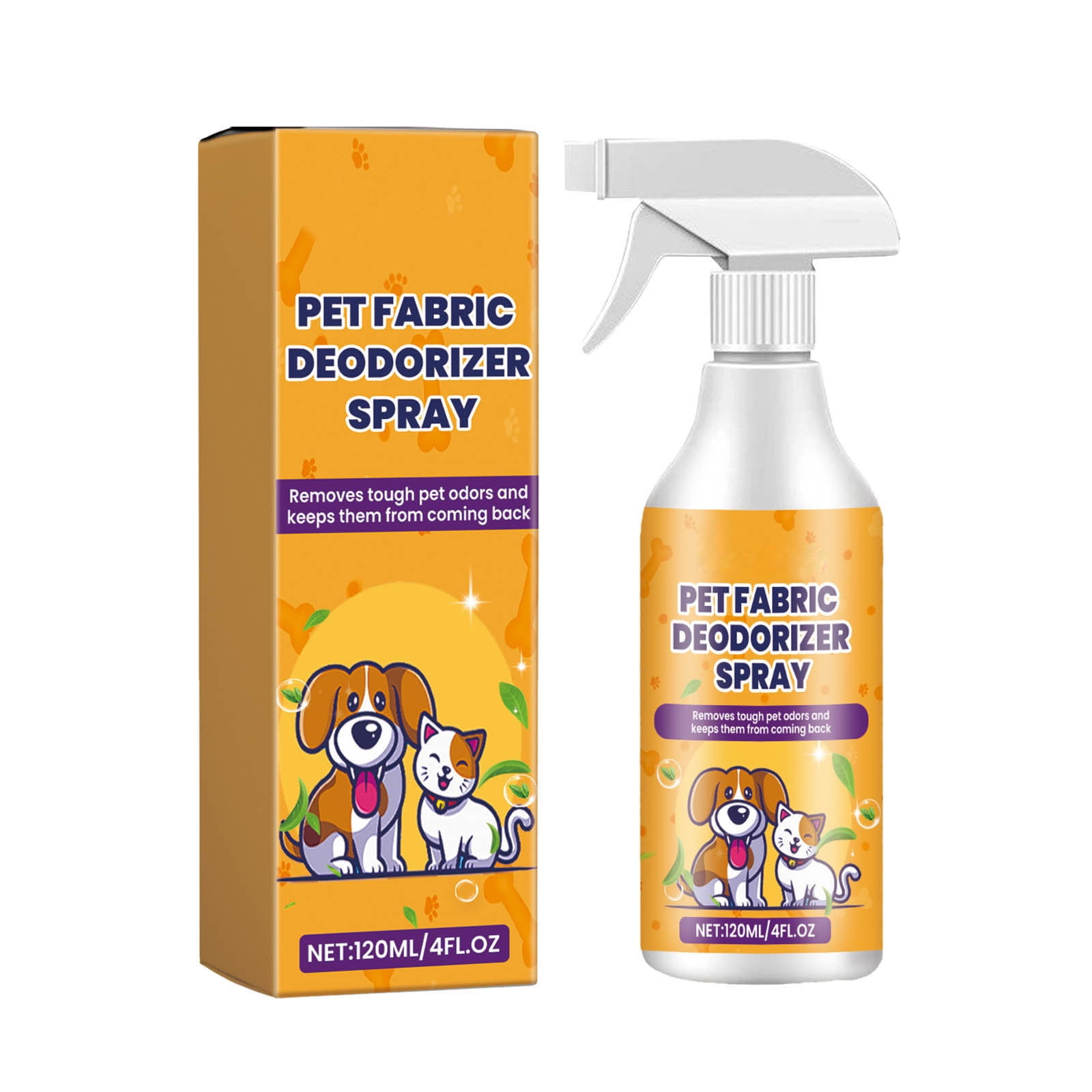 Pet Odor Eliminator Spray for Home Natural Silver Ion Cat Dog Smell and