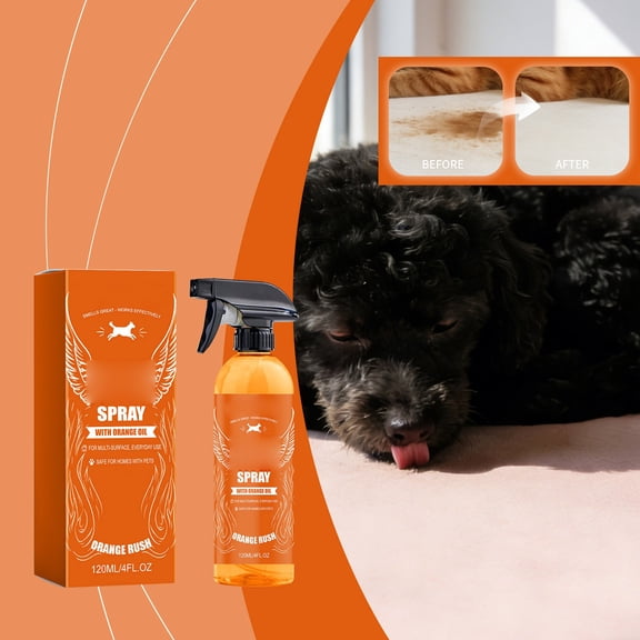 Pet Odor Eliminator Spray, Indoor Pet Deodorizer for Home, Neutralizes Unwanted Smells on Fabrics, Carpets, And Furniture