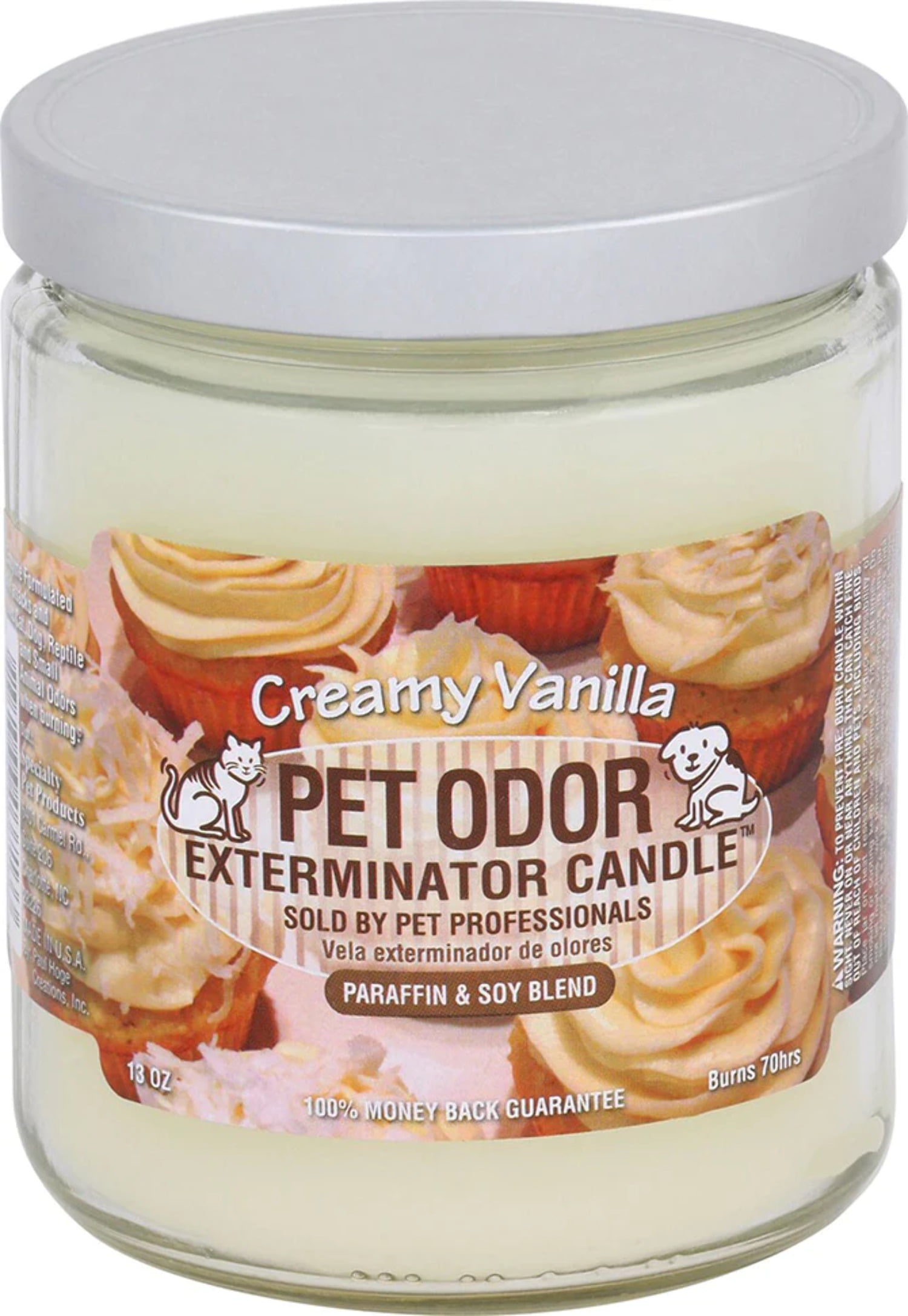 Pet Odor Exterminator Candle, Creamy Vanilla,13 oz