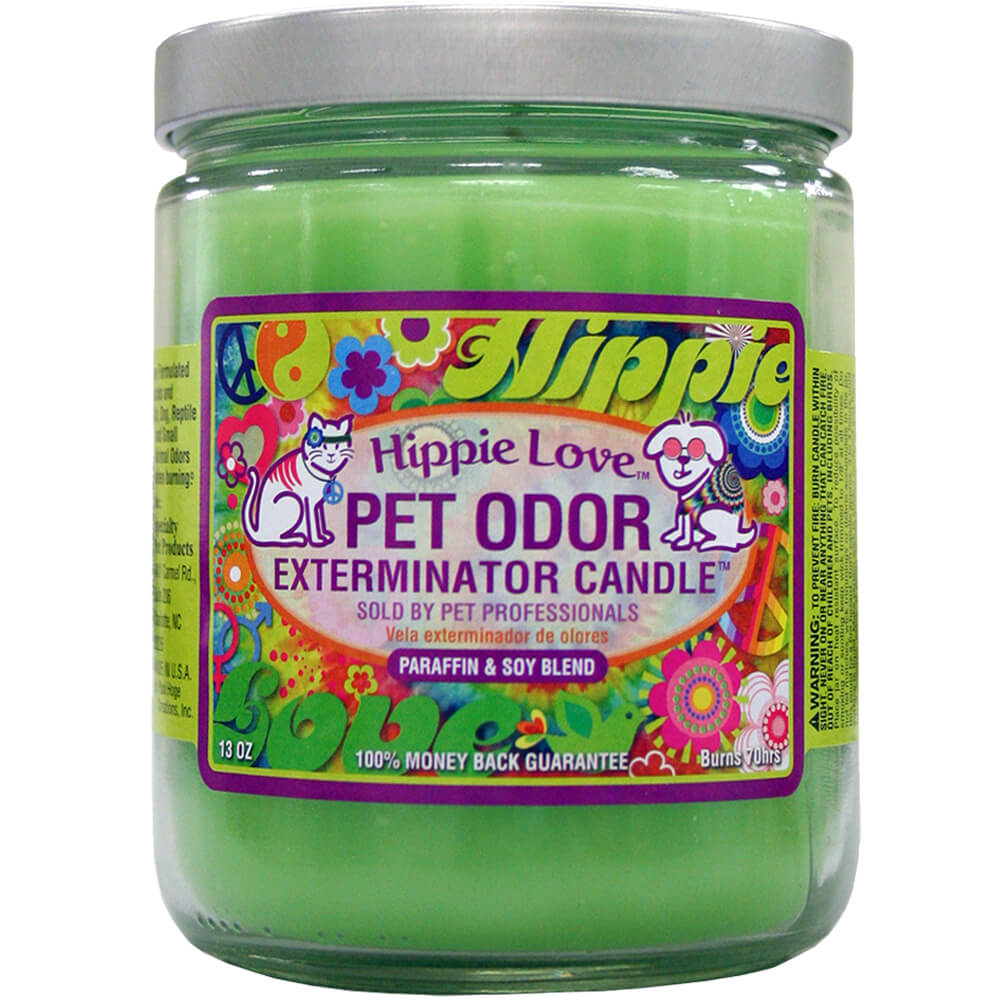 Pet Odor Exterminator Candle Hippie Love, 13 oz jar - image 1 of 2