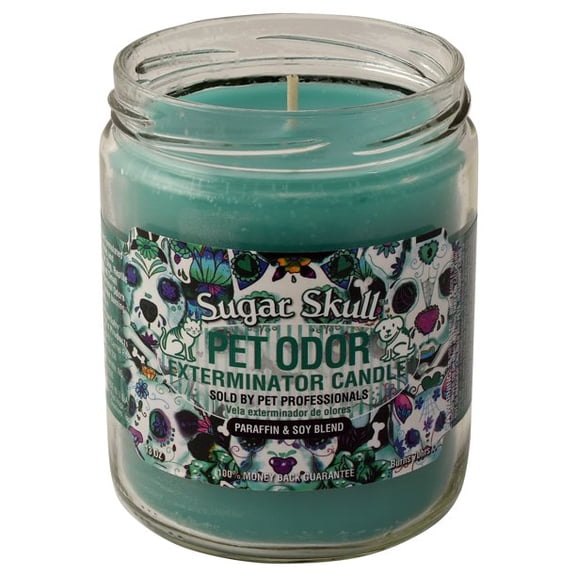 Specialty Pet Products Pet Odor Exterminator Candle, Sugar Skull - Pack of 2
