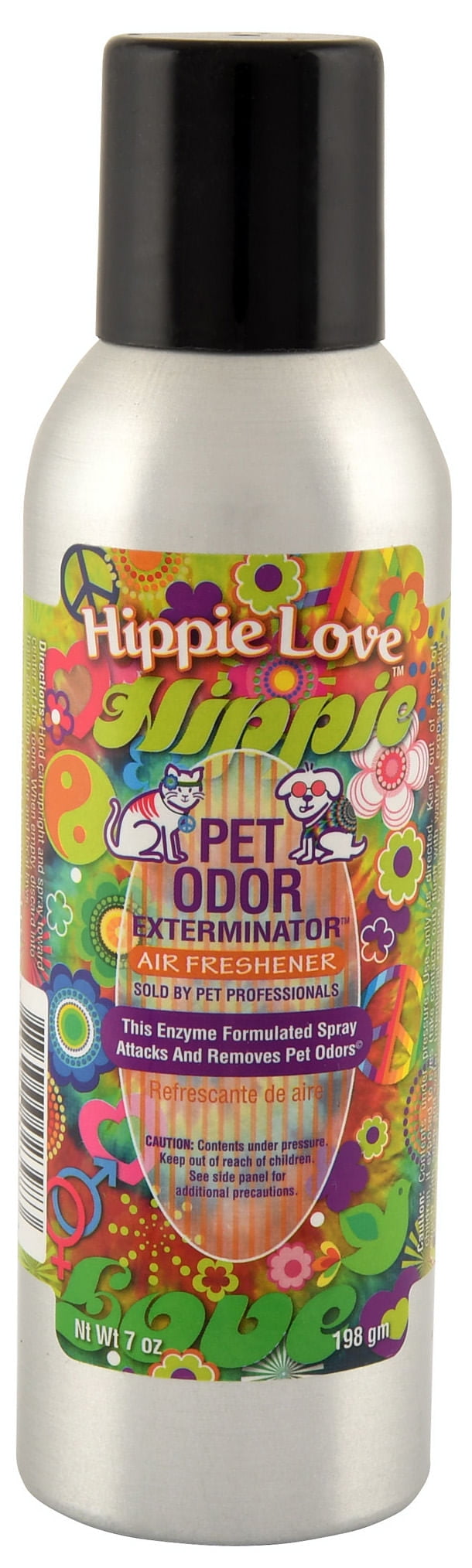 Pet Odor Exterminator Hippie Love Spray (7 oz), Air Freshener