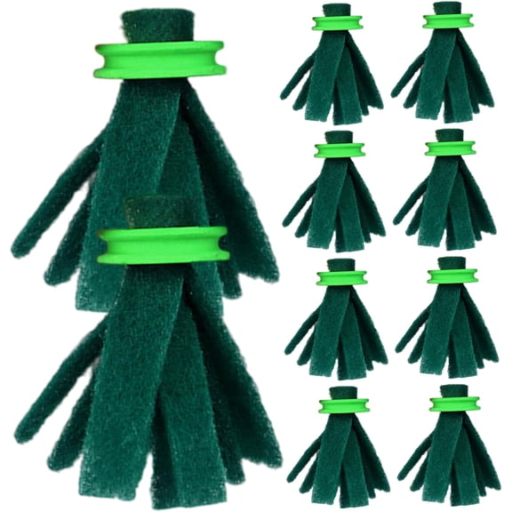 Pet Ornaments, 10Pcs Spawning Mop for Fish, 2x4 Inch Floating Cotton Spawning Mop, No Damage Replacement Breeder for Aquarium, Fish Tank, Random Color