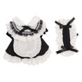 thumbnail image 1 of Pet Outfit Comfortable Universal Cotton Cat Pet Maid Lace Dress for Kitty, 1 of 8