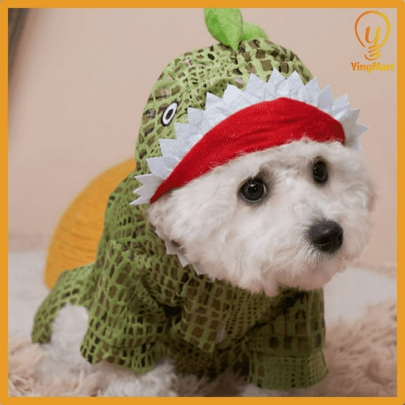 et Outfit Puppies Cats Dinosaur Crocodile Hoodie Halloween YingMart Dog Costume Cute Funny Scary (M)