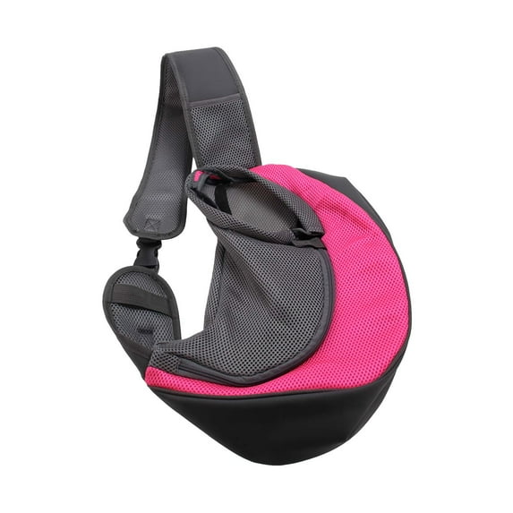 Pet Outing Shoulder Bag Dog Sling Carrier Breathable Mesh Hands-Free Crossbody Bag Dog Slings for Small Dogs Cat Rabbit Outdoor Travel