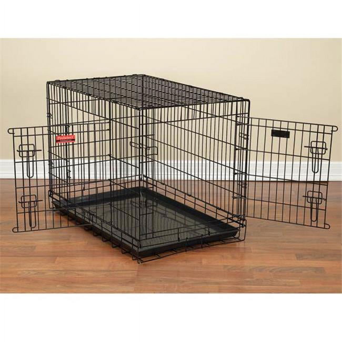 Pet Pals ZW607 42 Everlasting Crate with Dual Doors Lrg 42x28x31 In S Walmart