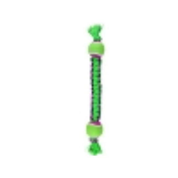Pet Park Blvd Double Ball Paracord Rope Dog Toy - Green