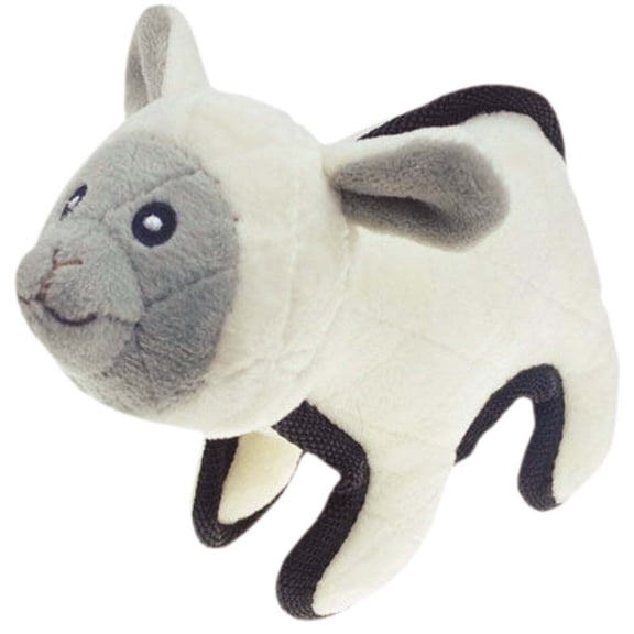 Pet Park Blvd Tuffimals Sheep Dog Toy - Plush, Durable - Large