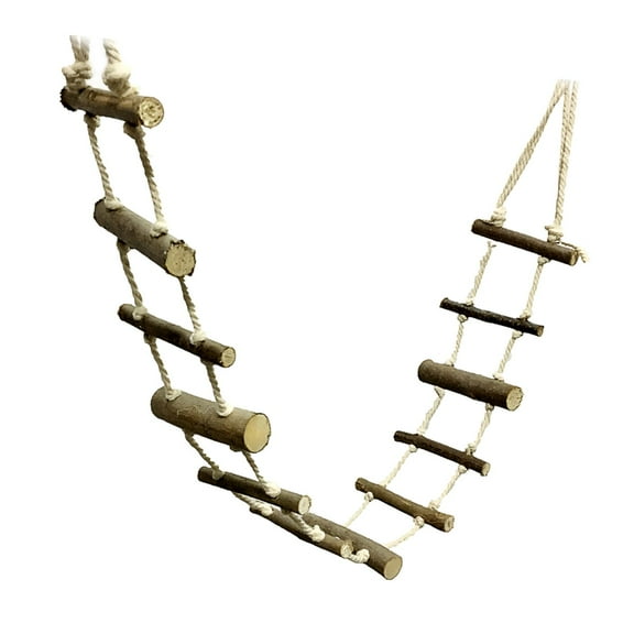 Pet Parrot Hamster Climbing Ladder Play Toy Rat Mouse Rodent Climbing Shelf