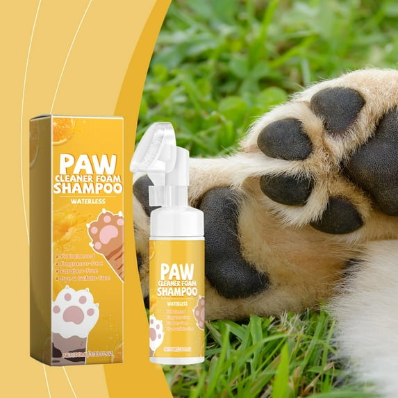 Pet Paw Foam Cleaner, 100Ml, Cat & Dog Paw Care Cleanser, Moisturizing Nourishing Formula, Easy Spray For Clean Paws, Pet Grooming Essential