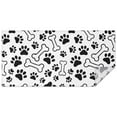thumbnail image 1 of Pet Paw Print and Bone Rectangle Tablecloth 60"x120",Waterproof Polyester Rectangle Table Cloth, Wipeable Spillproof Polyester Tablecloth for Dining, Camping, Indoor and Outdoor, 1 of 6