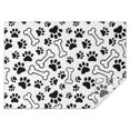 thumbnail image 1 of Pet Paw Print and Bone Rectangle Tablecloth 60"x84",Waterproof Polyester Rectangle Table Cloth, Wipeable Spillproof Polyester Tablecloth for Dining, Camping, Indoor and Outdoor, 1 of 5