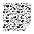 thumbnail image 1 of Pet Paw Print and Bone Square Tablecloth,Waterproof Square Table Cover,Wipeable Spillproof Washable Table Cover for Home Kitchen Party Decor 42"X42"(107x107cm), 1 of 6