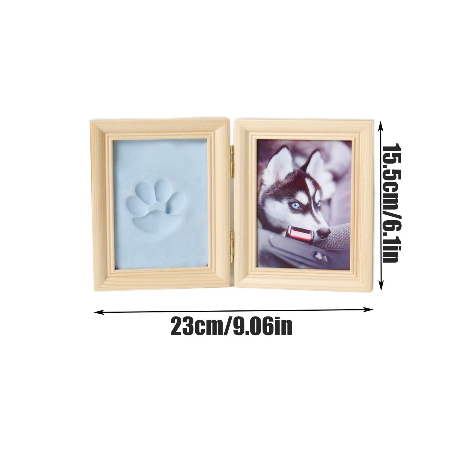 DIY Paw Impression Kit Tubuui Dog Paw Print Kit - Make 2 Clay Keepsakes ...