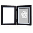 thumbnail image 1 of Pet Paw Print Photo Frame With Clay Imprint Kit - Wooden Pet Paw Print Frame, DIY Memorial Keepsake for Cats and Dogs, Ideal Home Decor and Gift, 1 of 5