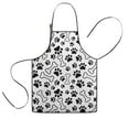 thumbnail image 1 of Pet Paw Print and Bone Kids Aprons for Girls and Boys,Adjustable Neck Strap Toddler Aprons for Kids Cooking Baking, 1 of 7