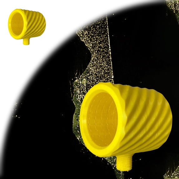 Pet Paw Showerhead - 360° Inward Spiral Dog Shower Attachment for Easy and Quick Clean, Portable and Lightweight Grooming Tool for Indoor and Outdoor Pet Bathing