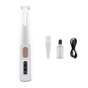 Pet Paw Trimmer for Dogs and Cats with LED Light, Electric Dog Hair Clipper for Paw Grooming, Quiet Waterproof Pet Grooming Tool for Small Areas Easy Safe Trimming