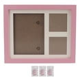thumbnail image 1 of Pet Pawprint Keepsake Kit Dog Paw Print Frame with Pawprints for Dogs Cats and RabbitsPink Ink Pad Pink Frame, 1 of 8