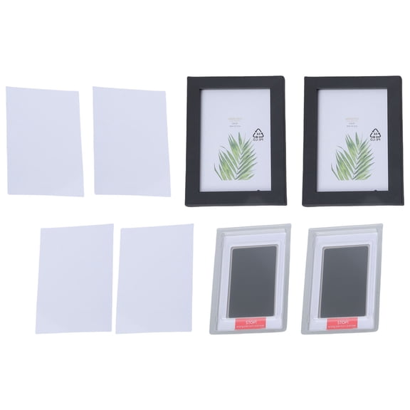 Pet Paws Printing Kits for Dog and Cats with Safe and Fast Dry Printing Print Pad and Thick Print Paper 2PCS Photo Frame