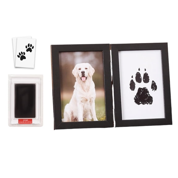 Pet Paws with Safe Printing Pad and 1PC Photo Frame Printing Paper for Memorial Gift and Home Decors