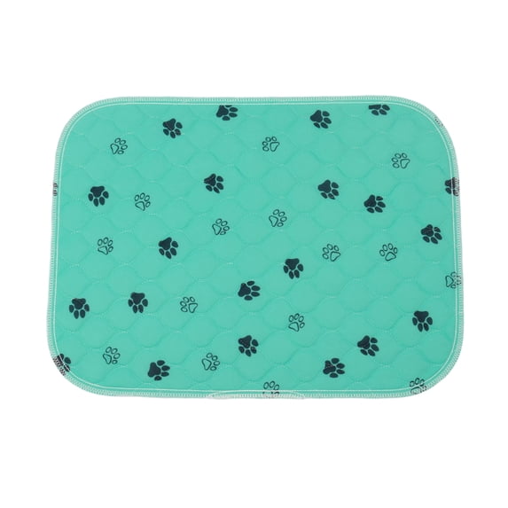 Pet Pee Pad Paw Print Incontinence Mat 15.7 Inch X 23.6 Inch 1 Pack For Dogs Cats
