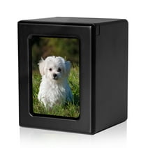 Pet Photo Urns for Dogs Ashes, Dog Urns for Ashes, Pet Cremation Box
