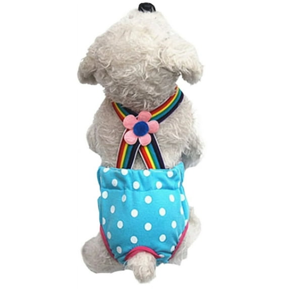 Pet Physiological Pants Polka Dot Female Dog Underwear Sanitary Diaper