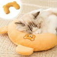 thumbnail image 1 of Pet Pillow under 5! CQCYD Pet U-Shaped Pillow, Breathable Embroidered Cat and Dog Neck Pillow, Comfortable Sleep Companion for Pets, 1 of 7